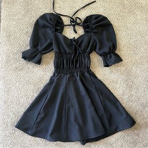 Black Ruffle Dress - NWOT